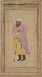 A Gardener Leaning on His Shovel